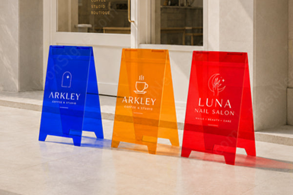 Acrylic Sidewalk Signs A Frame Folding