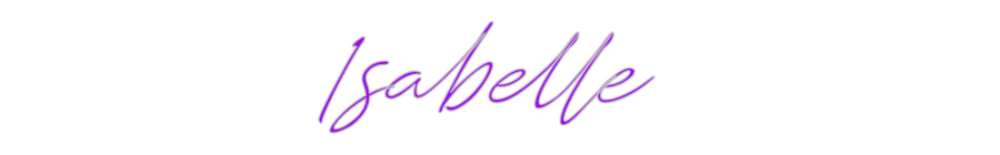 Custom Neon: Isabelle