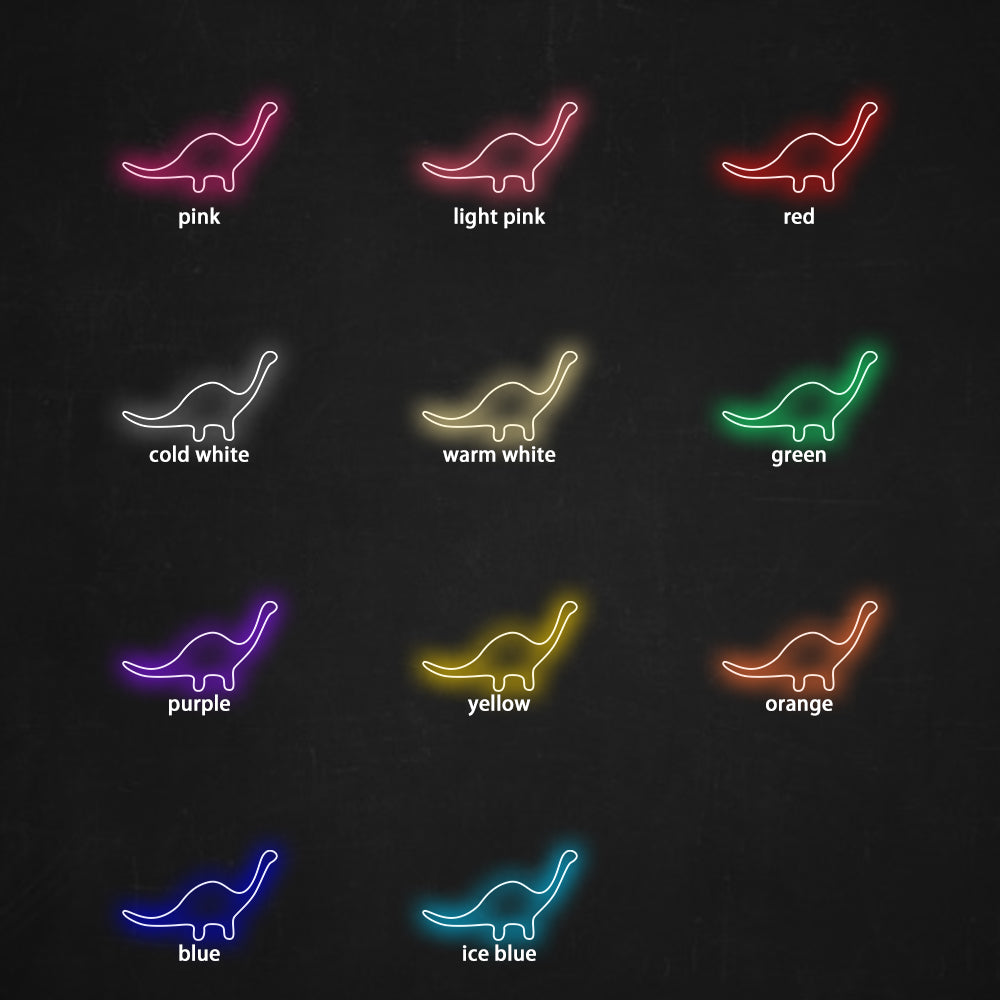 Dinosaur Neon Sign - LED Neon Sign For Gifts, Room Decor