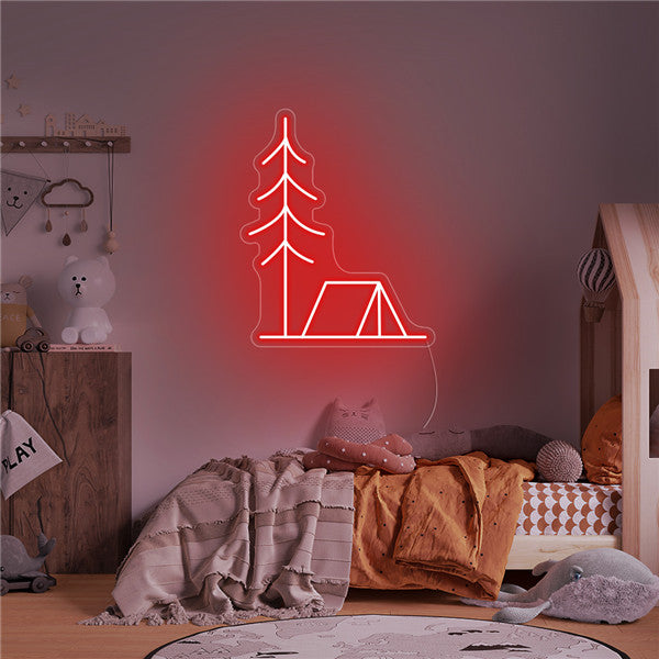 Camping Neon Sign