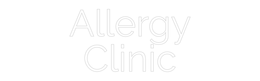 Custom Neon: Allergy
Clinic
