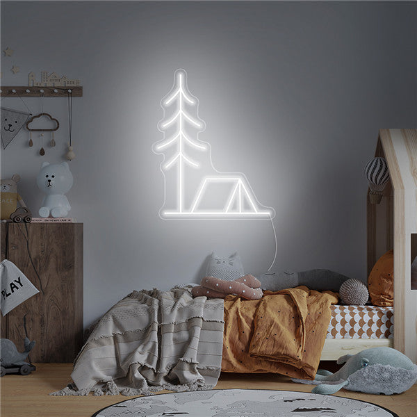 Camping Neon Sign