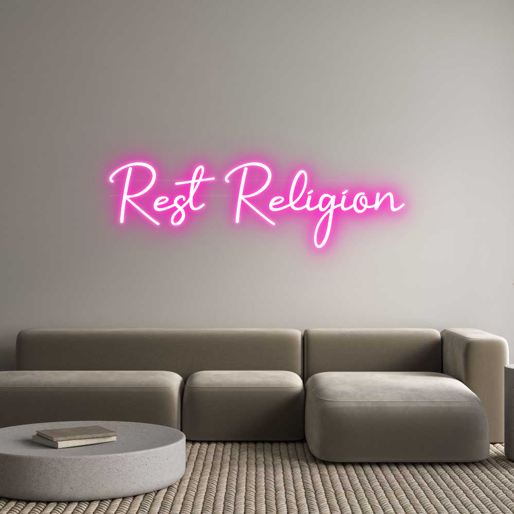 Custom Neon: Rest Religion