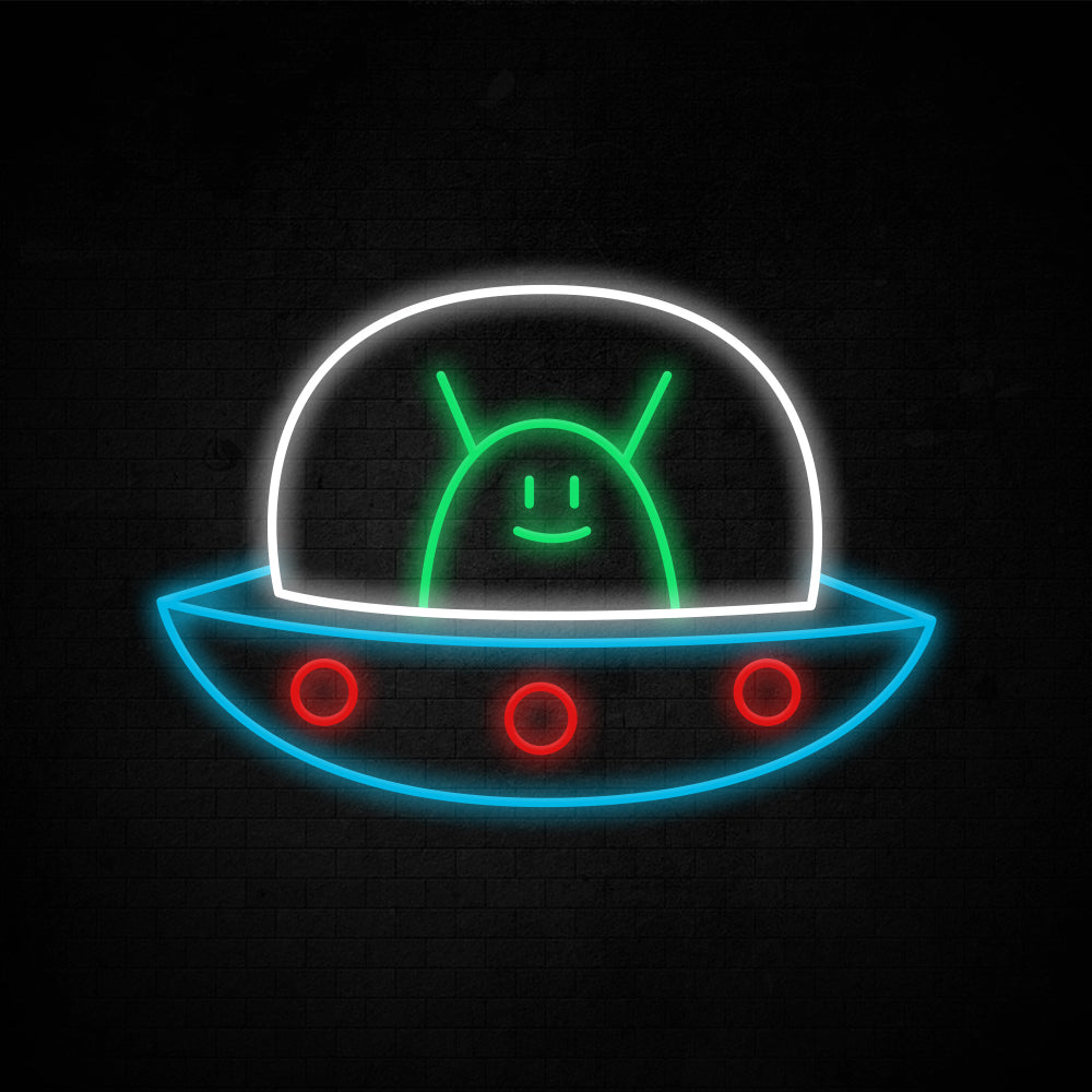Alien Neon Sign - LED Neon Sign For Gifts, Room Decor
