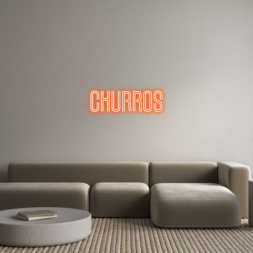 Custom Neon: CHURROS