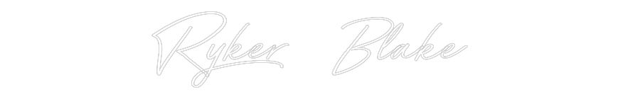 Custom Neon: Ryker Blake