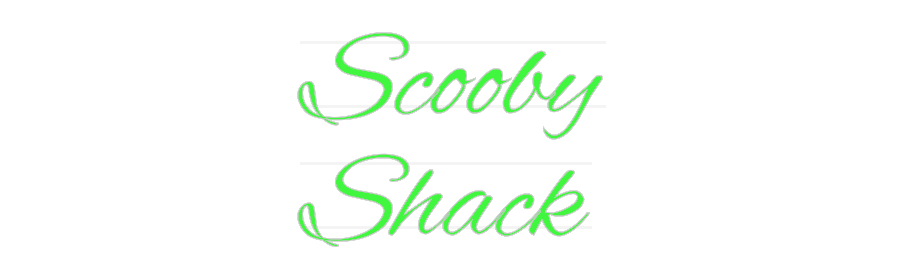 Custom Neon: Scooby
Shack