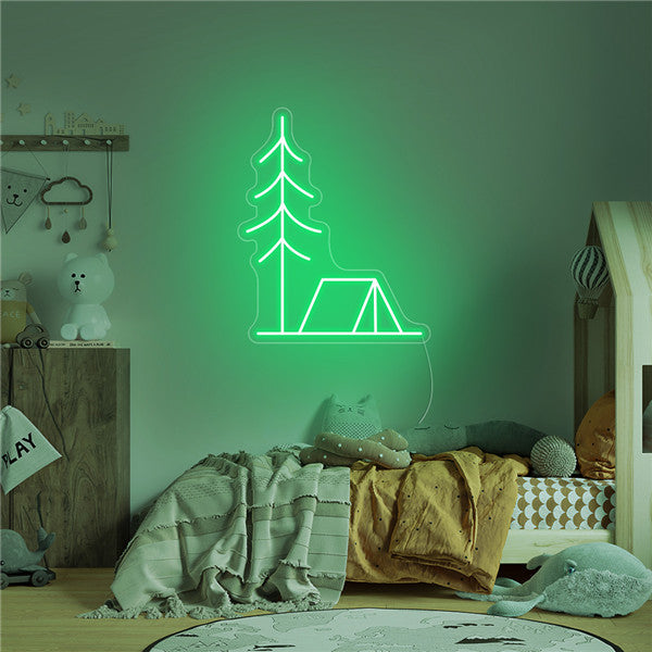 Camping Neon Sign