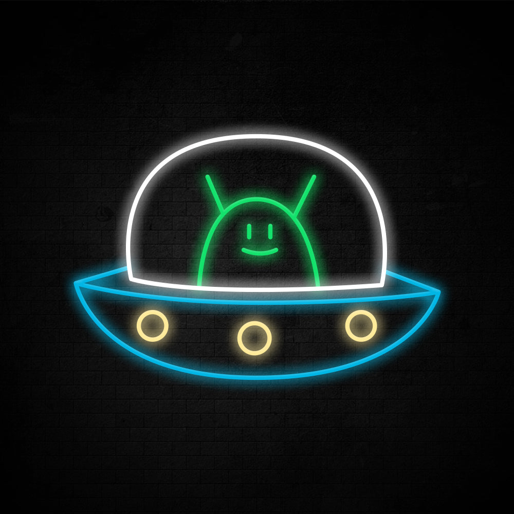 Alien Neon Sign - LED Neon Sign For Gifts, Room Decor