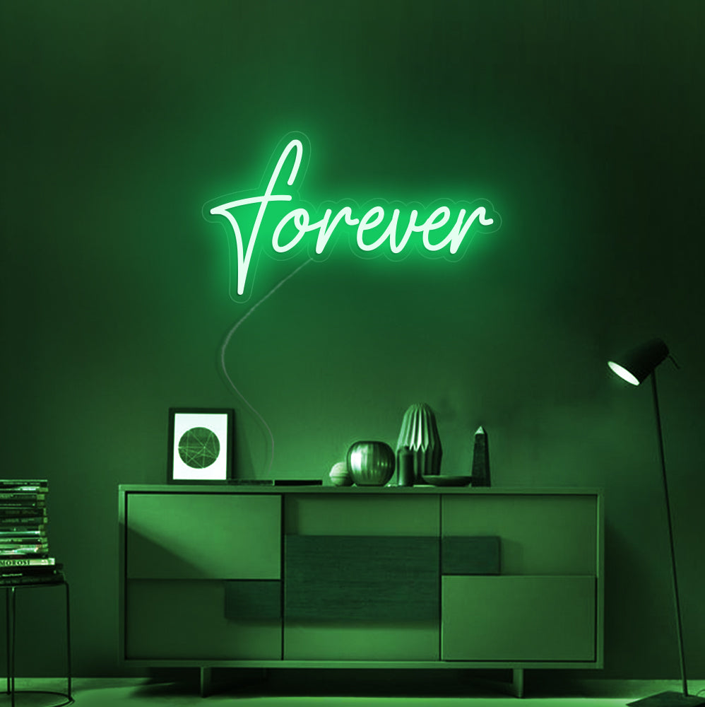 Forever Neon Sign - LED Neon Sign For Gifts, Room Decor