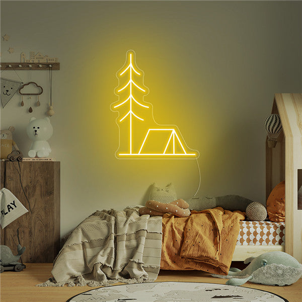 Camping Neon Sign