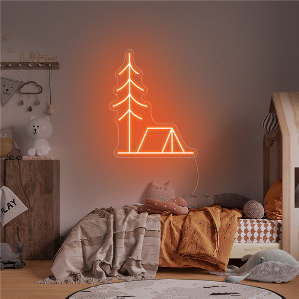 Camping Neon Sign