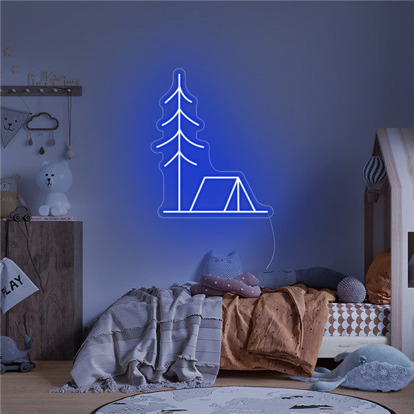 Camping Neon Sign
