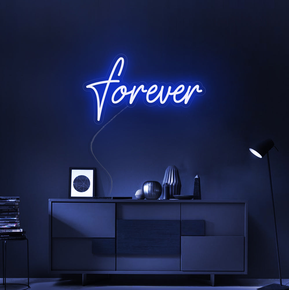 Forever Neon Sign - LED Neon Sign For Gifts, Room Decor