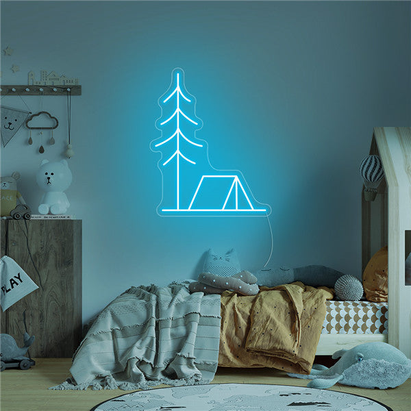 Camping Neon Sign