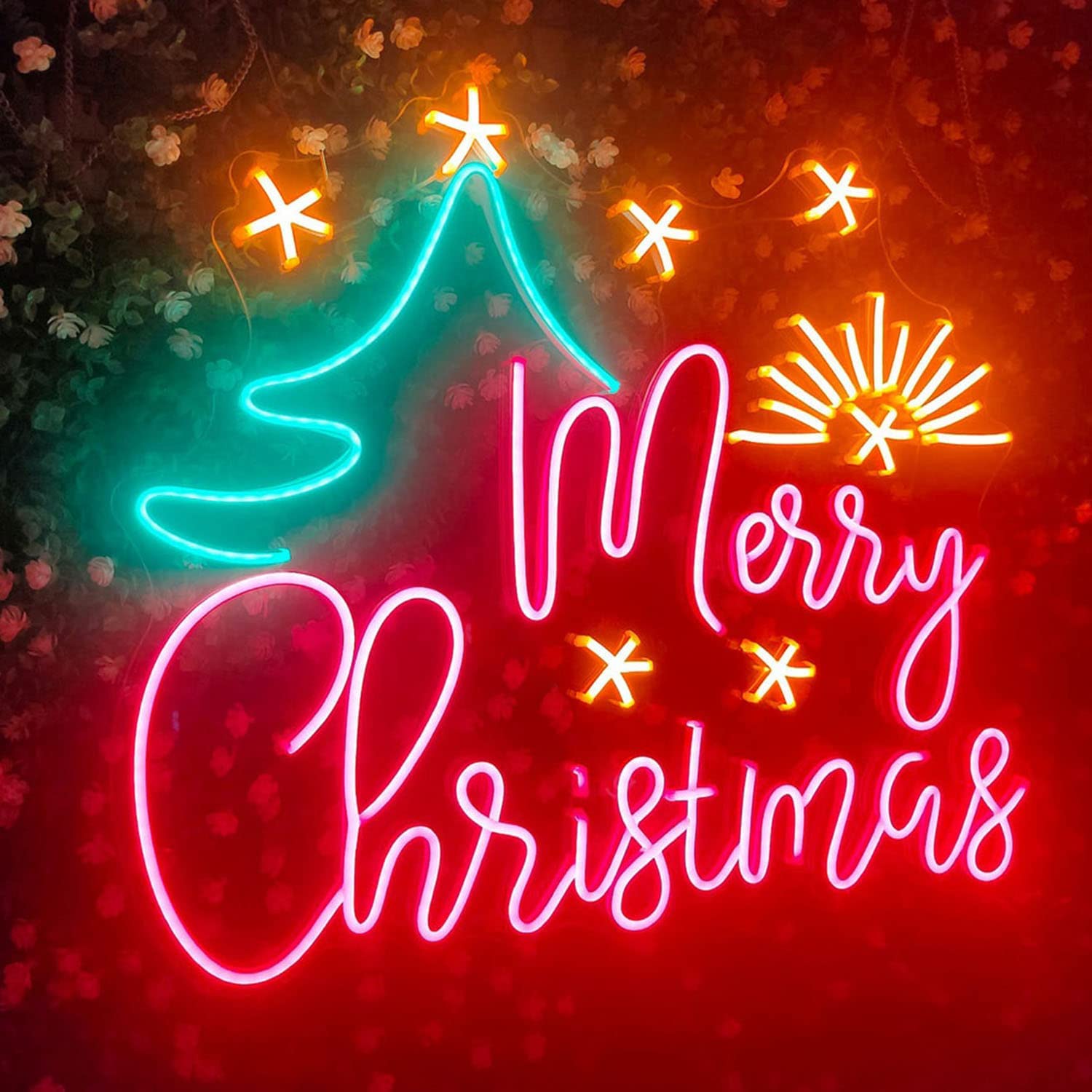 Merry Christmas Neon Sign