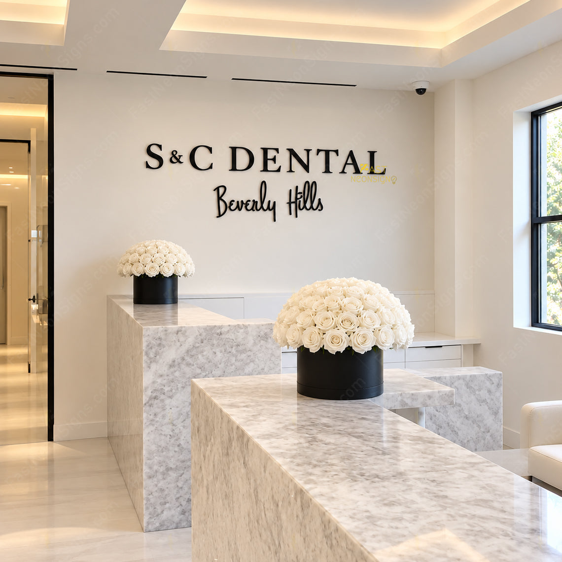 Custom 3D Acrylic Letter Signs – Cut-Out Logo & Brand Lettering for Receptions & Office Wall
