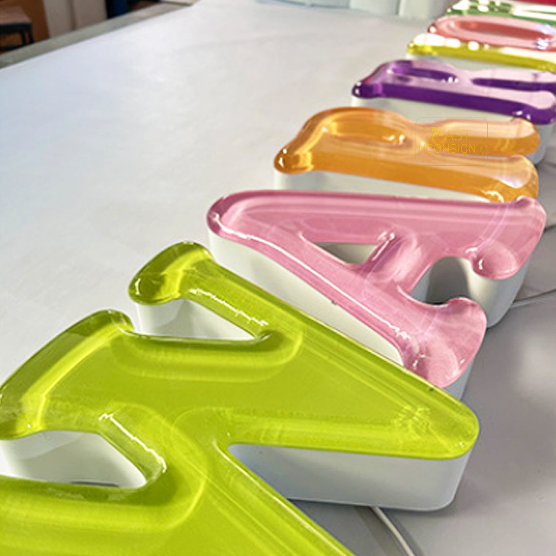 Personalized Crystal Sphere Jelly Neon Sign - LED Sign Frosted Acrylic LED Neon Art Signage