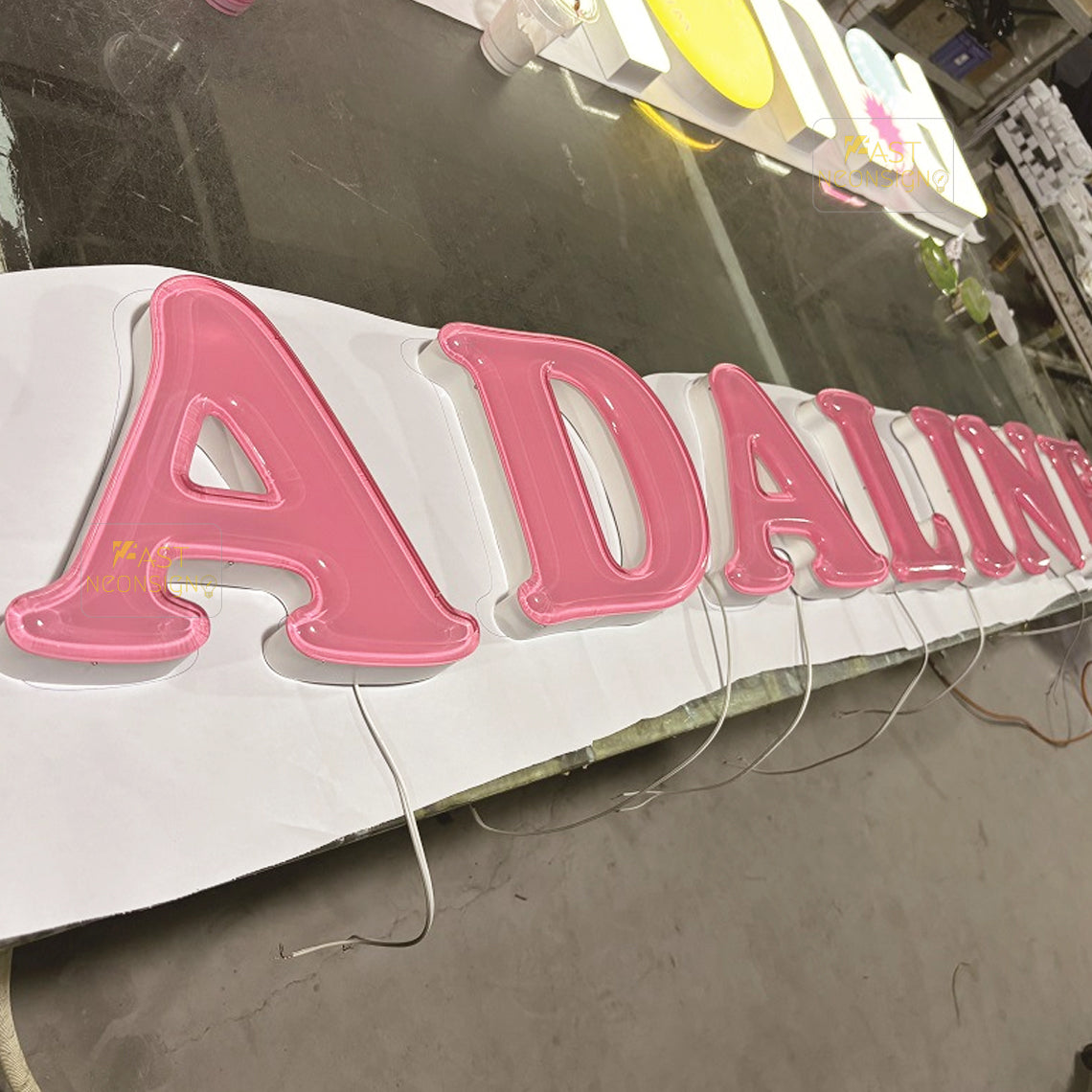 Personalized Crystal Sphere Jelly Neon Sign - LED Sign Frosted Acrylic LED Neon Art Signage