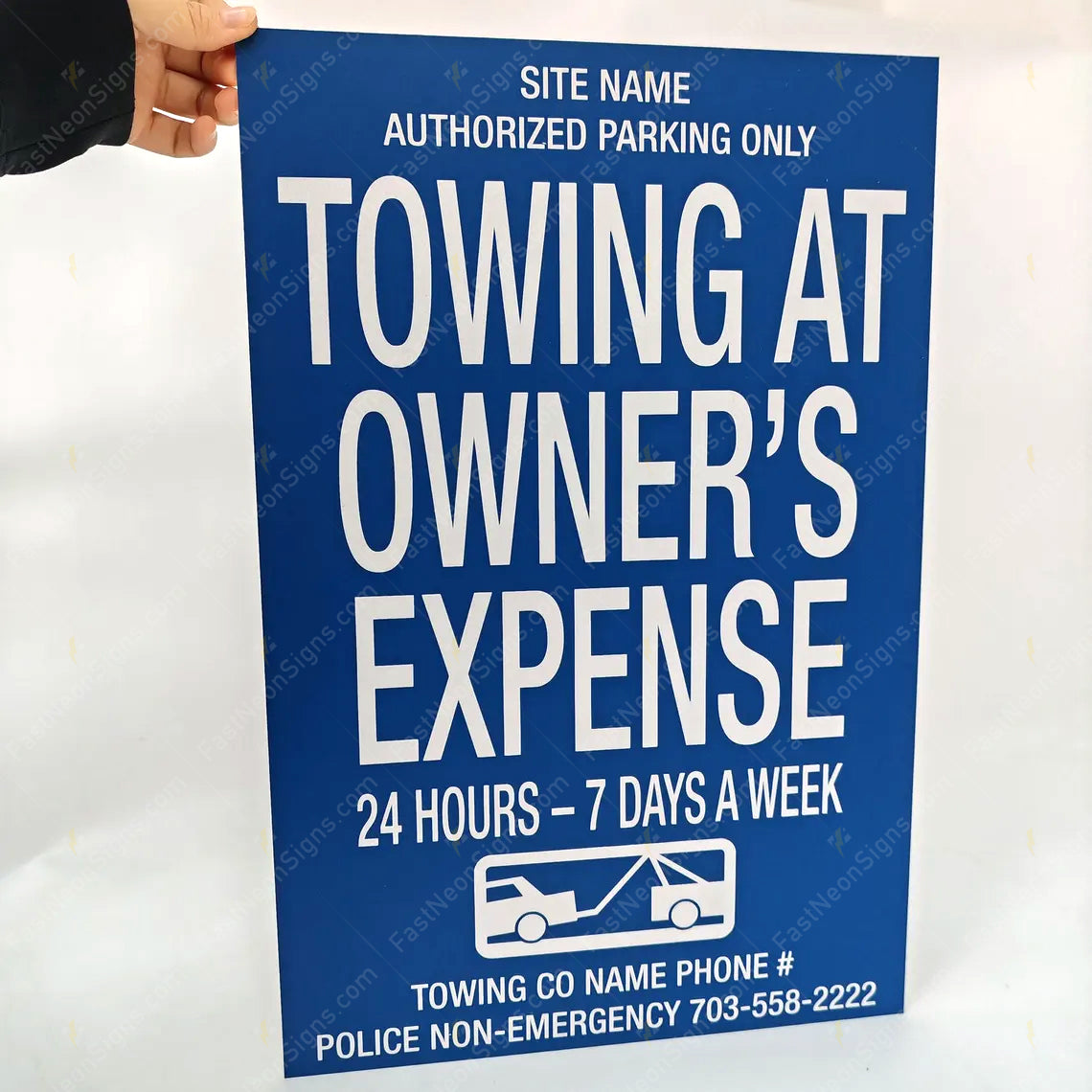 Custom Stainless Steel Sign with Logo Printing | Personalized Metal Wall Name Plate