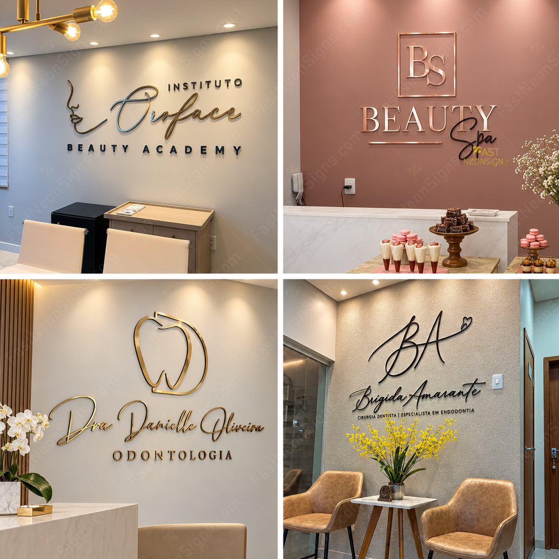 Custom 3D Acrylic Letter Signs – Cut-Out Logo & Brand Lettering for Receptions & Office Wall
