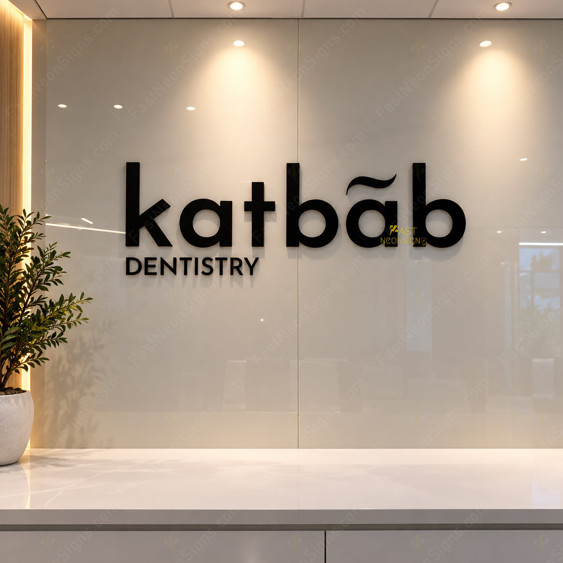 Custom 3D Acrylic Letter Signs – Cut-Out Logo & Brand Lettering for Receptions & Office Wall