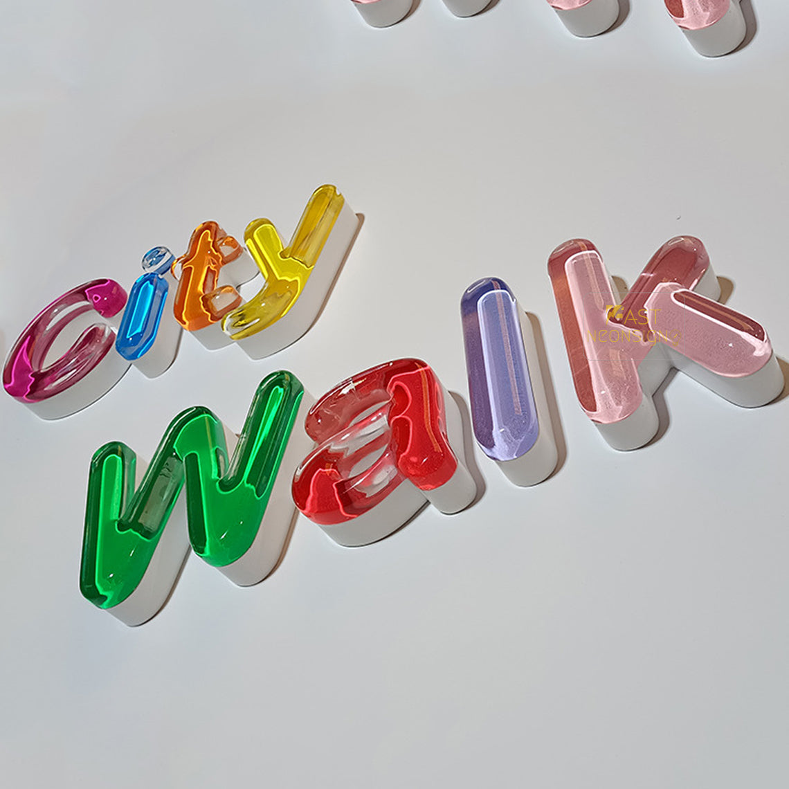 Custom 3D Jelly LED Letter Sign - Colorful Bubble Acrylic Letters - Crystal Light Sign for Kids’ Stores & Shops