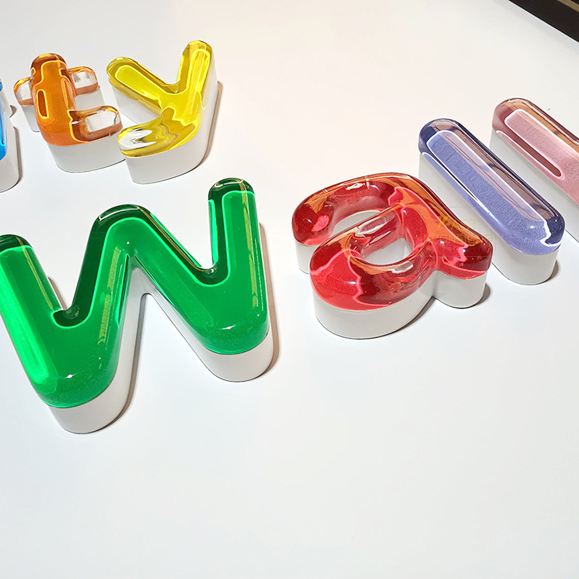 Customized Crystal Sphere Jelly Neon Sign - LED Sign Frosted Acrylic LED Neon Art Signage