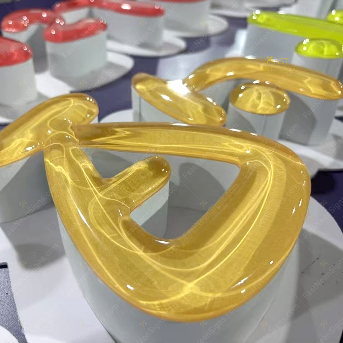 Custom 3D Jelly LED Letter Sign - Colorful Bubble Acrylic Letters - Crystal Light Sign for Kids’ Stores & Shops