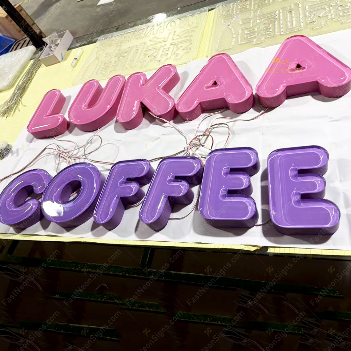 Custom 3D Jelly LED Letter Sign - Colorful Bubble Acrylic Letters - Crystal Light Sign for Kids’ Stores & Shops
