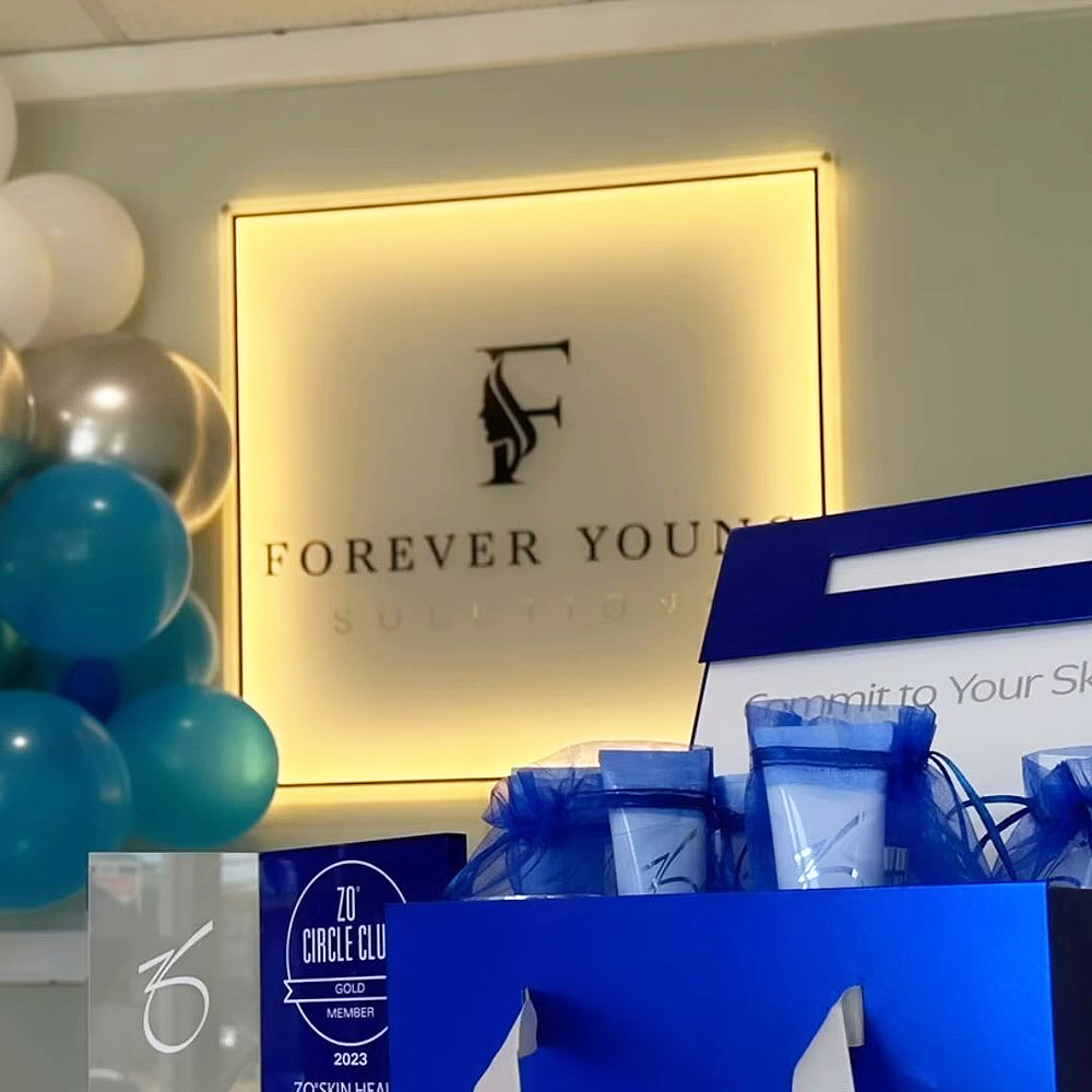 Custom Acrylic Backlit Signs - Square Acrylic Sign with Gold Mirror Logo For Store Front, Beauty Shop, Office