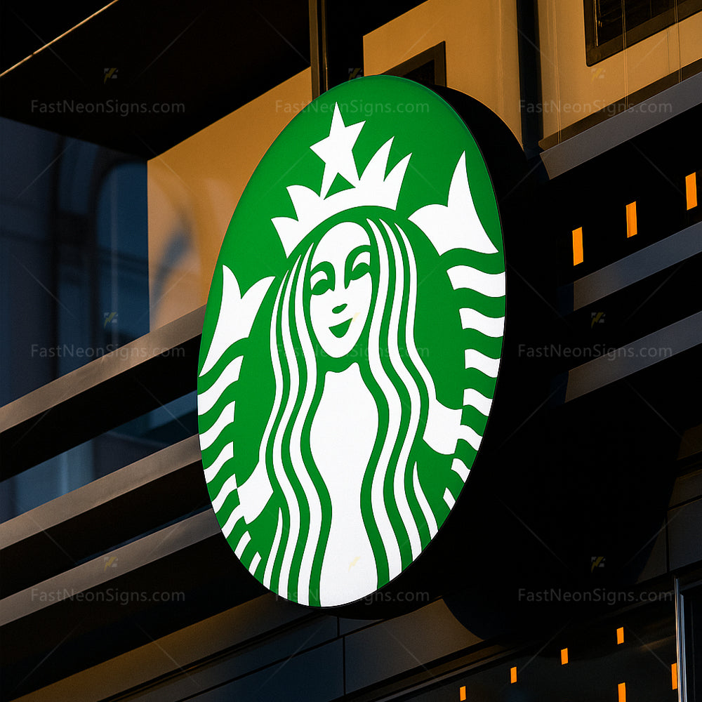 Custom Front Lit Acrylic Face Metal Light Box - Illuminated Metal Box Business Sign