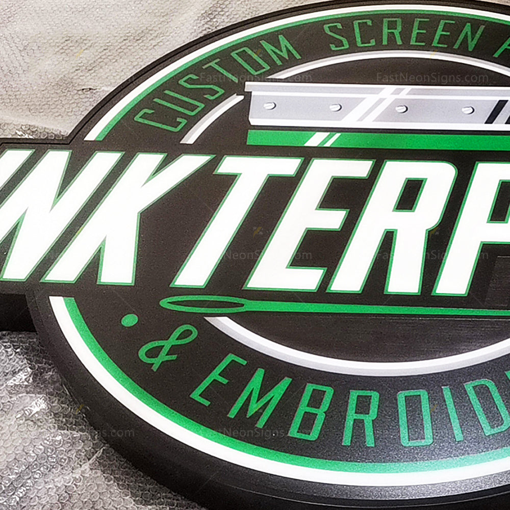 Custom Front Lit Acrylic Face Metal Light Box - Illuminated Metal Box Business Sign