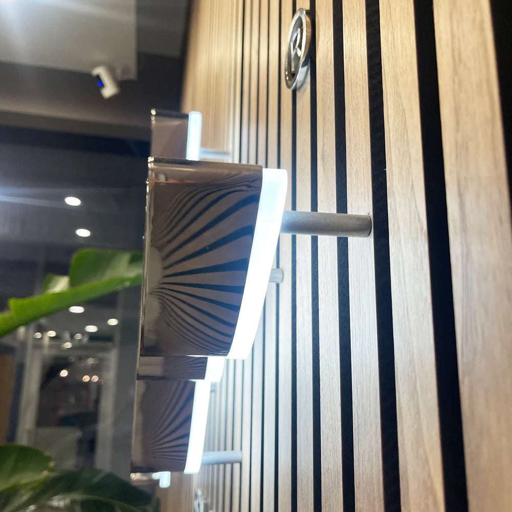 Custom 3D Metal Backlit Sign, Stainless Steel Channel Sign Mirror Black Letter For Business Storefront