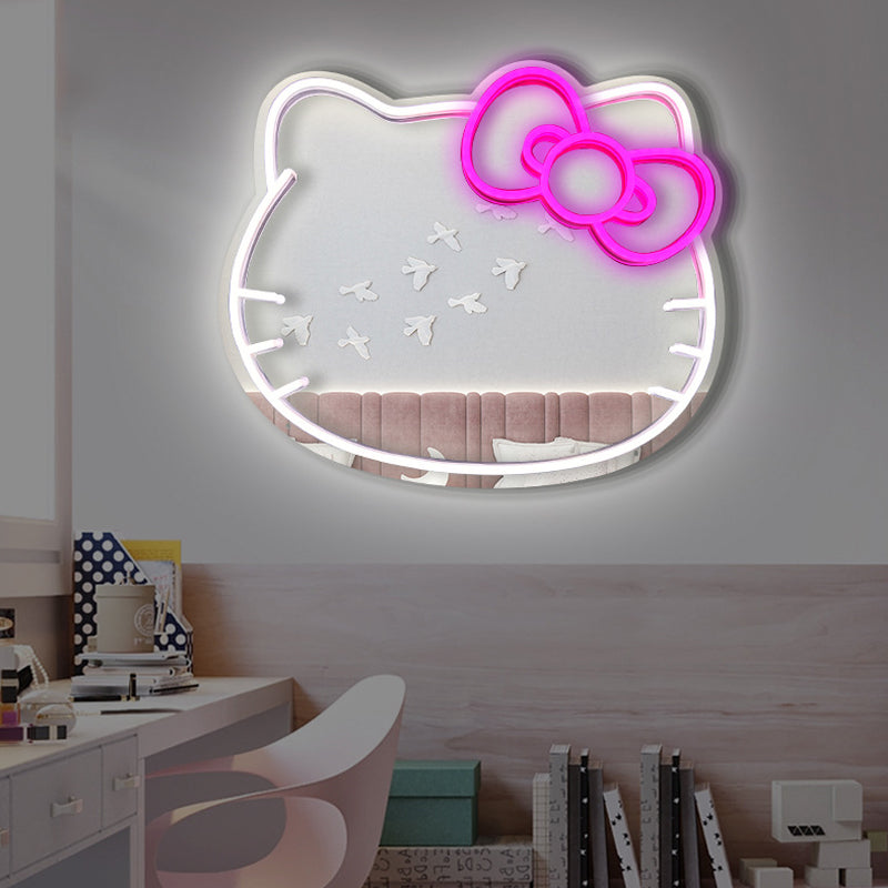 Wholesales Light Sign Kitty Mirror - LED Neon Sign Mirror