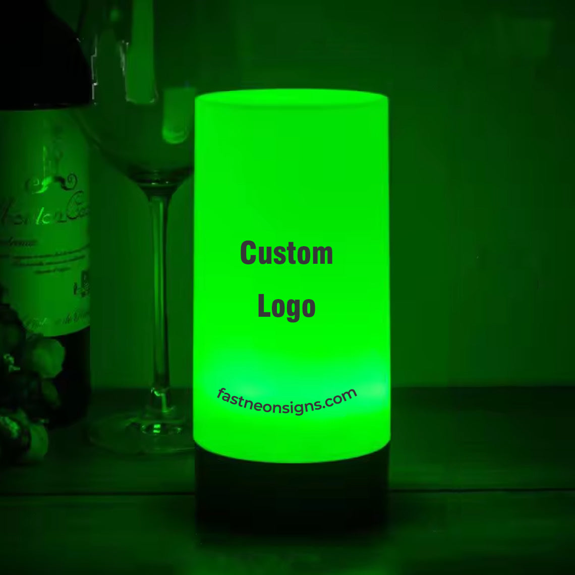 Custom Bar Night Table Lamp Party Rechargeable Rechargeable Table Lamp Promotion Night Lamp with Logo