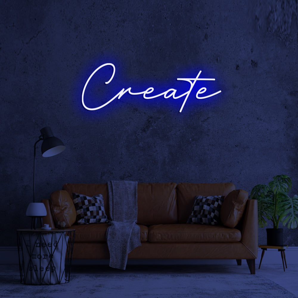 Create Neon Sign - LED Neon Sign For Gifts, Room Decor