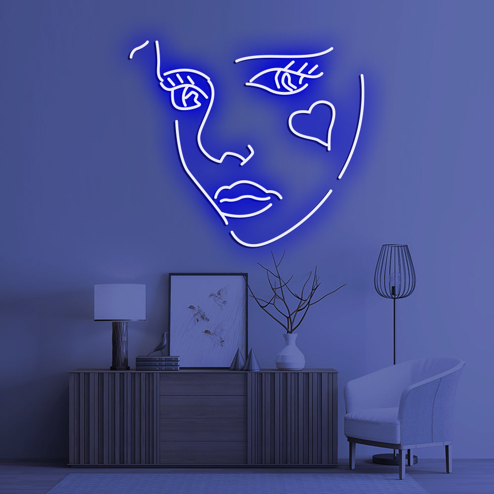 Beauty Neon Sign - LED Neon Sign For Gifts, Room Decor