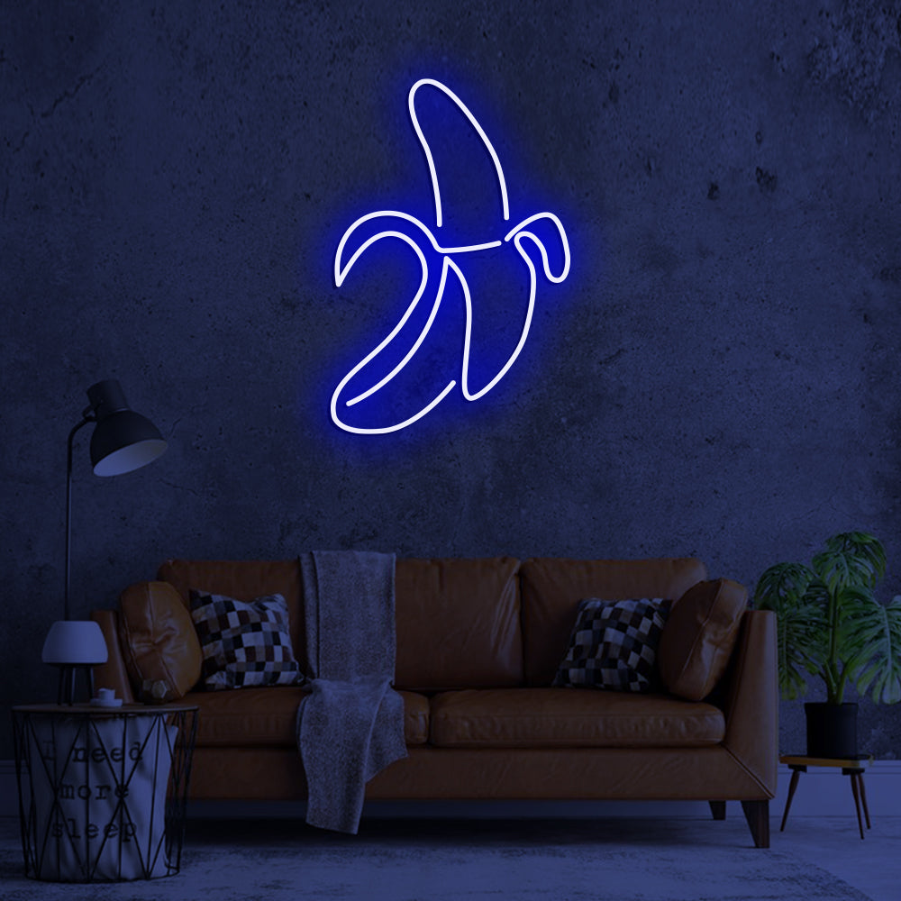Banana Neon Sign - LED Neon Sign For Gifts, Room Decor