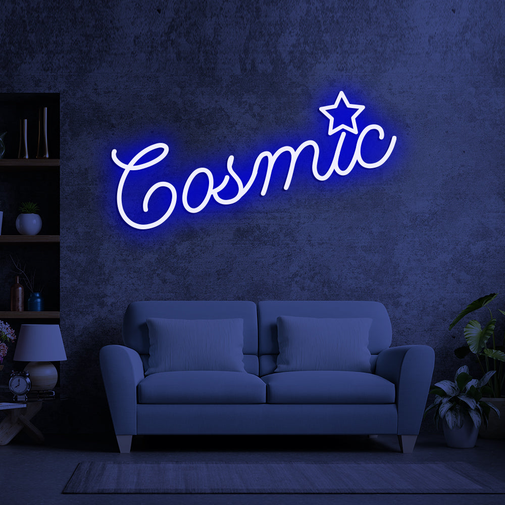 Cosmic Neon Sign - LED Neon Sign For Gifts, Room Decor