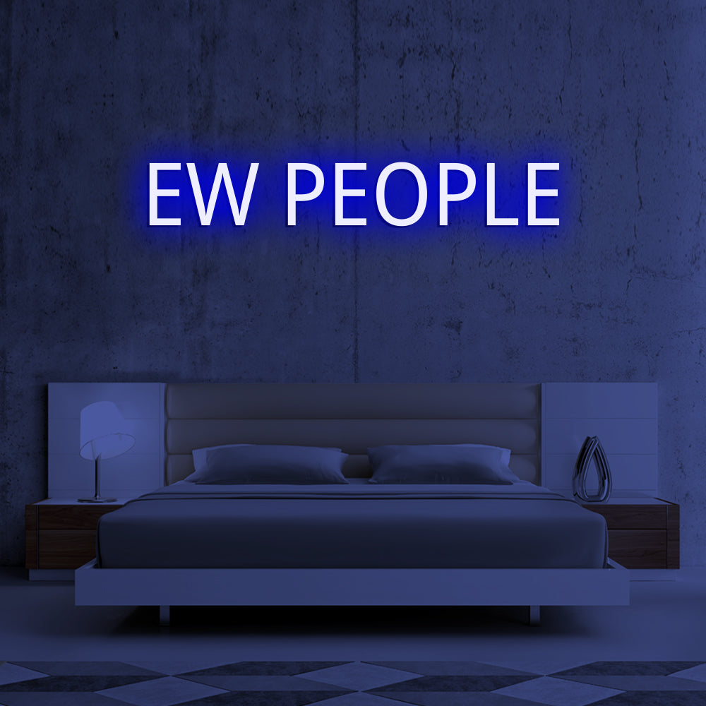 Ew People Neon Sign - LED Neon Sign For Gifts, Room Decor