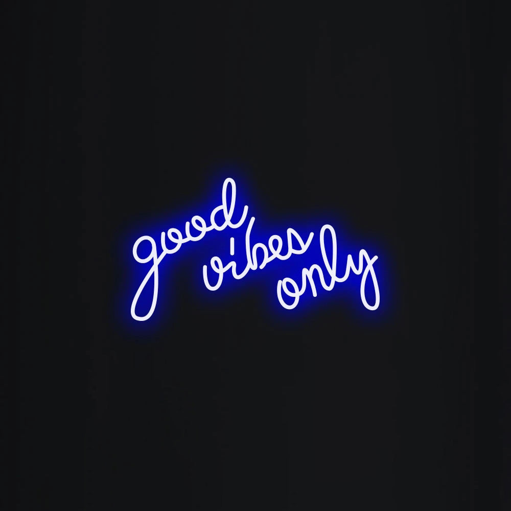 Good vibes only Neon Sign - LED Neon Sign For Gifts, Room Decor