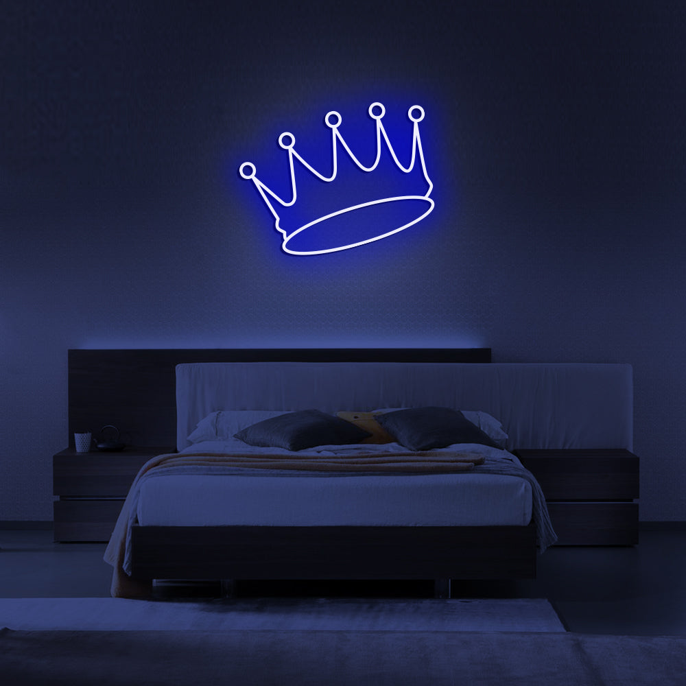Crown Neon Sign - LED Neon Sign For Gifts, Room Decor