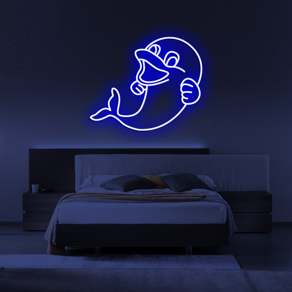 Dolphin Neon Sign - LED Neon Sign For Gifts, Room Decor