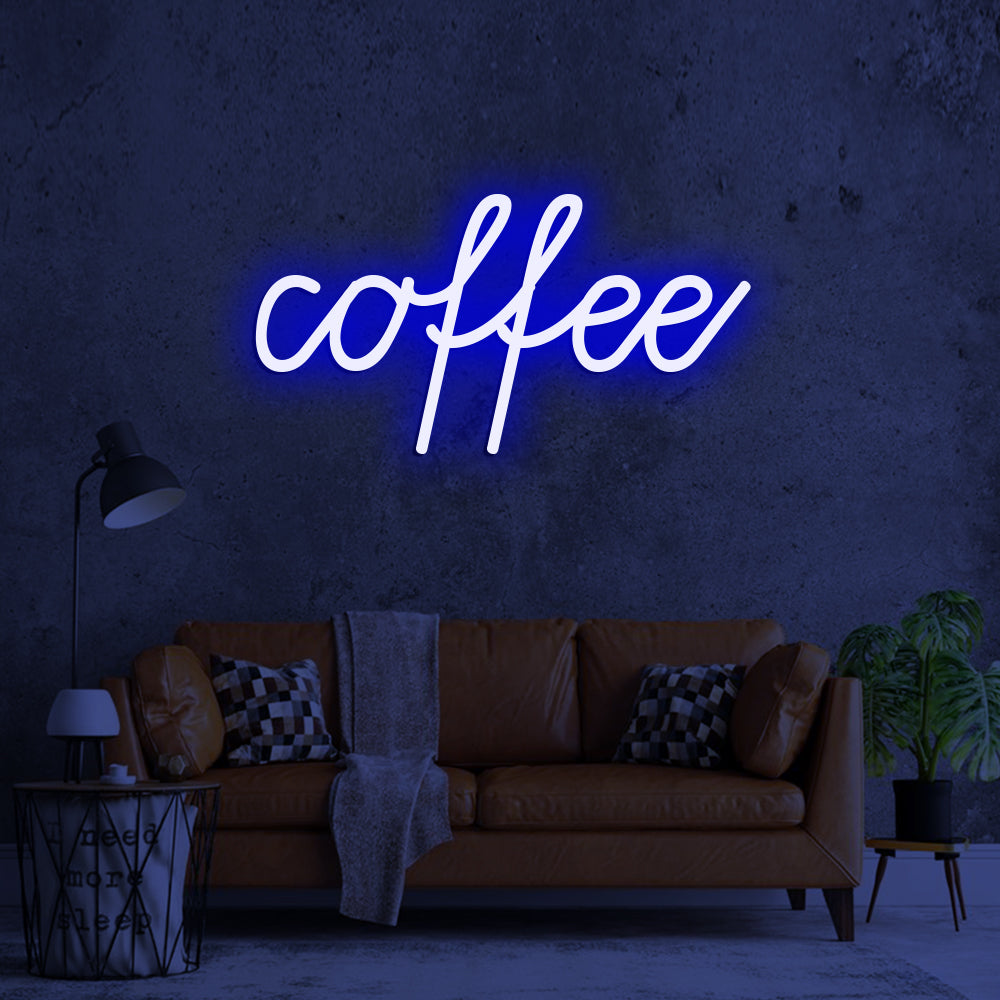 Coffee Neon Sign - LED Neon Sign For Gifts, Room Decor