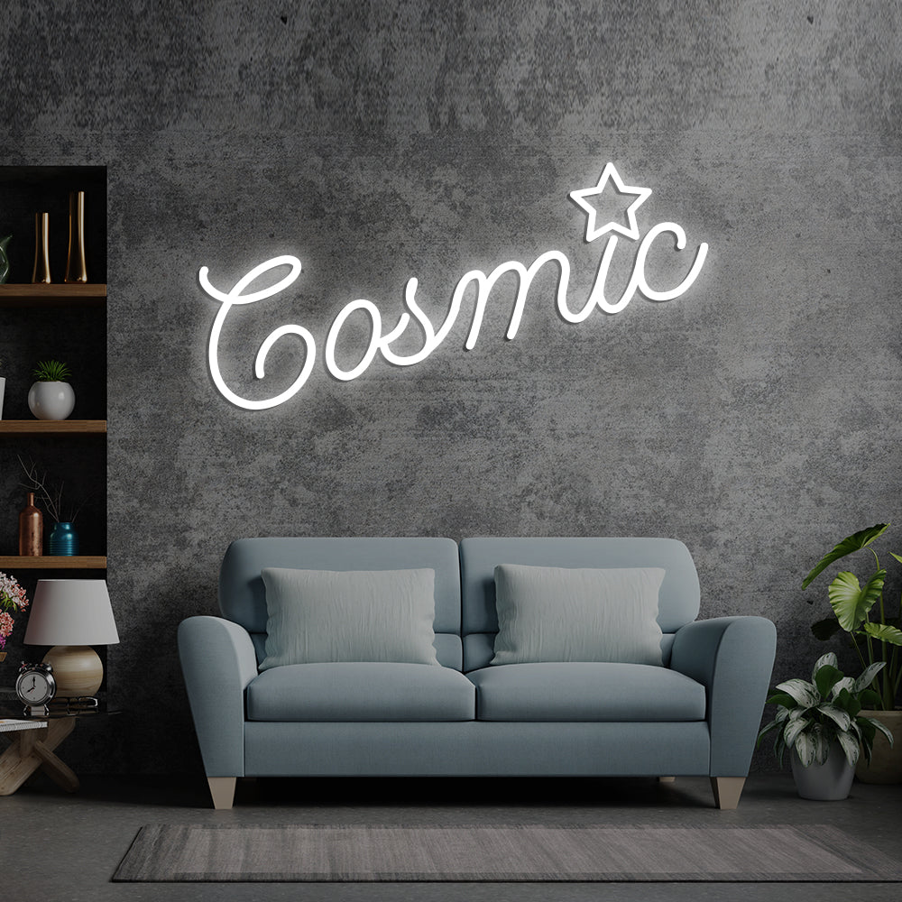 Cosmic Neon Sign - LED Neon Sign For Gifts, Room Decor