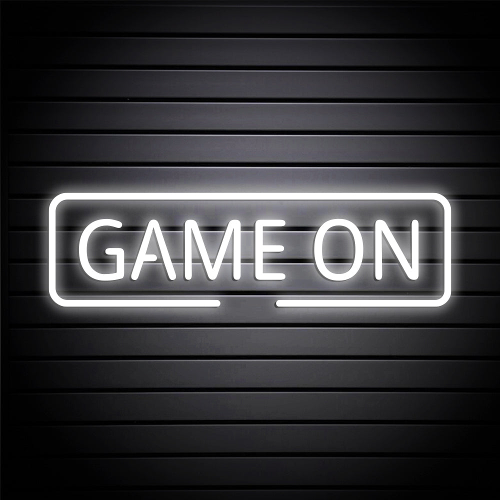 Game On Neon Sign - LED Neon Sign For Gifts, Room Decor