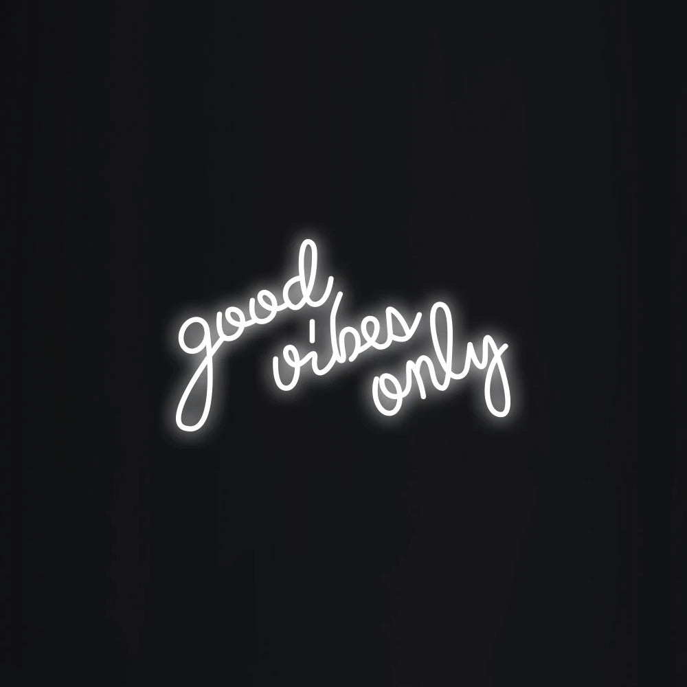 Good vibes only Neon Sign - LED Neon Sign For Gifts, Room Decor