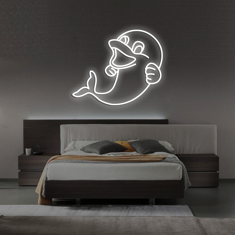 Dolphin Neon Sign - LED Neon Sign For Gifts, Room Decor