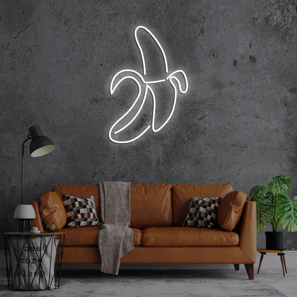 Banana Neon Sign - LED Neon Sign For Gifts, Room Decor
